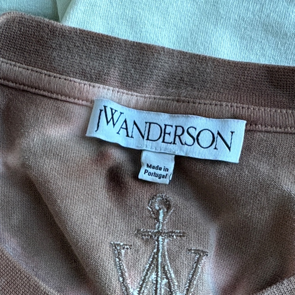 JW ANDERSON Brown and White Cat Print T-Shirt - Picture 2 of 4